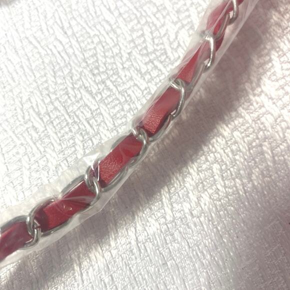 Bagley Mischka Studio Crossbody Red Vegan Leather Handbag - Picture 5 of 8